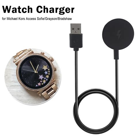 michael kors grayson watch charger|Michael Kors bradshaw smartwatch charger.